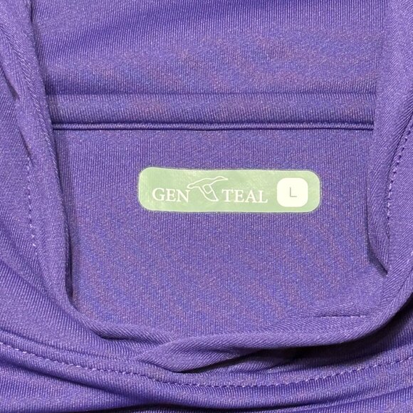 Genteal Apparel Men's Purple Light Hoodie Size Large - Picture 4 of 4